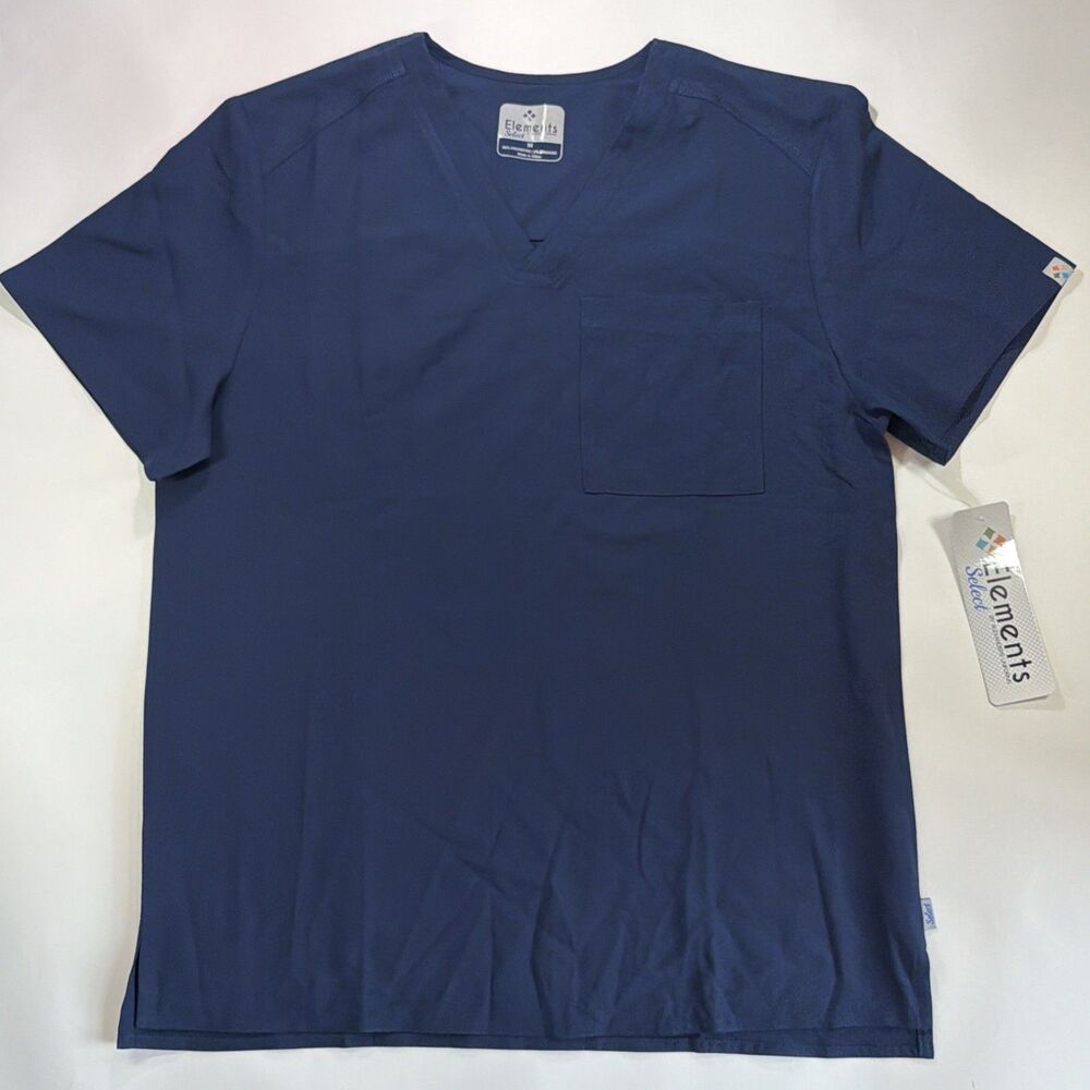 NWT Alexander Uniform Elements Men’s Scrub Top Size Medium